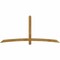 Ekena Millwork Bellingham Rough Sawn Timber Gable Bracket, Western Red Cedar, 96"W x 44"H x 4"D x 4"F, 11/12 Pitch GBW096X44X0404BEL00RWR - alternate 1